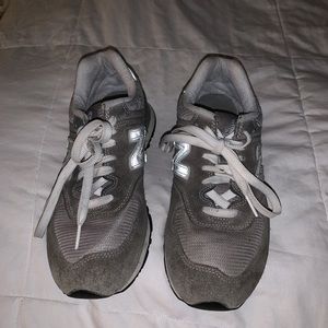 Grey New Balance 574 sneakers